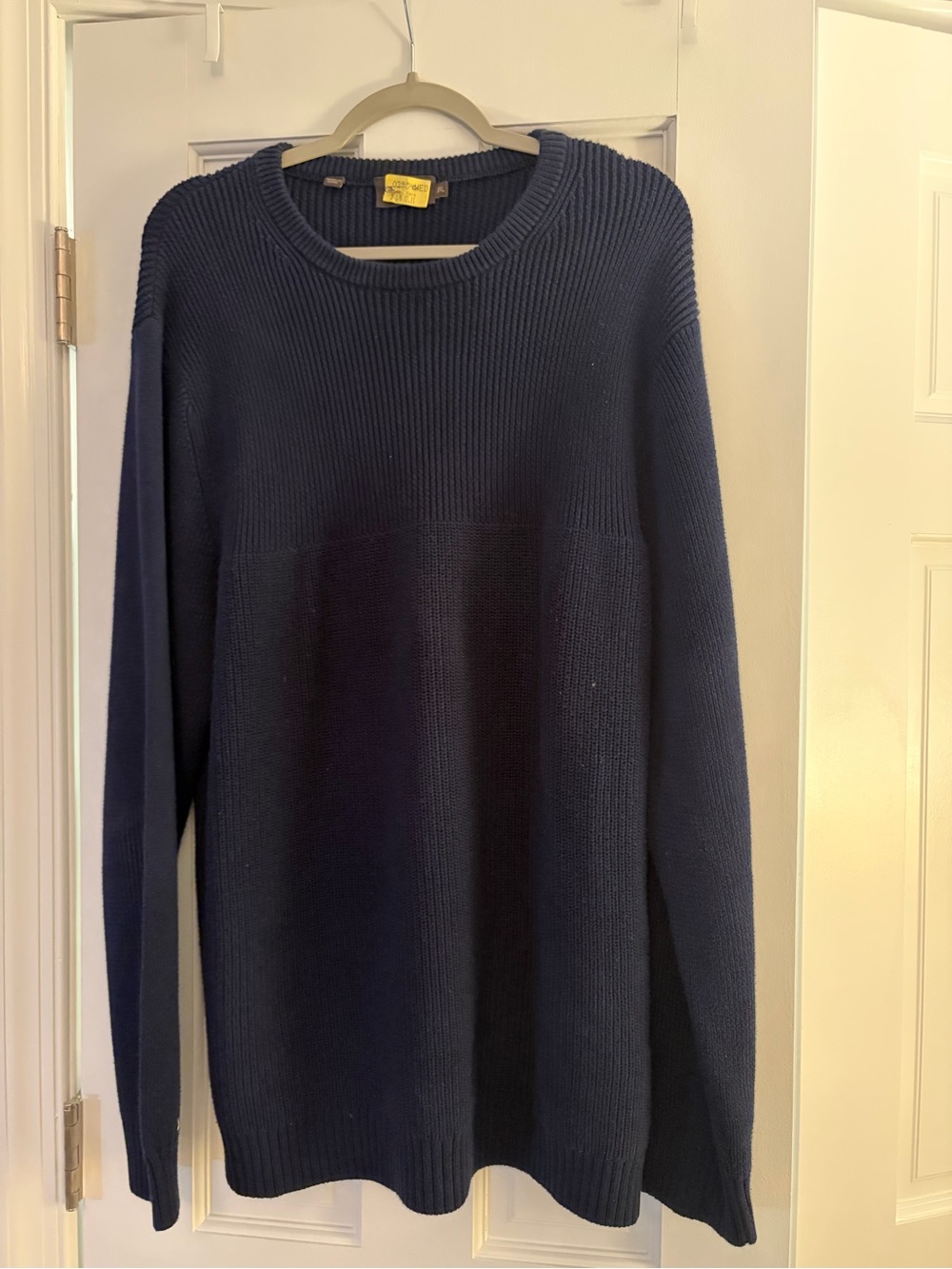 Rodd & Gunn Navy Ribbed Crewneck Sweater